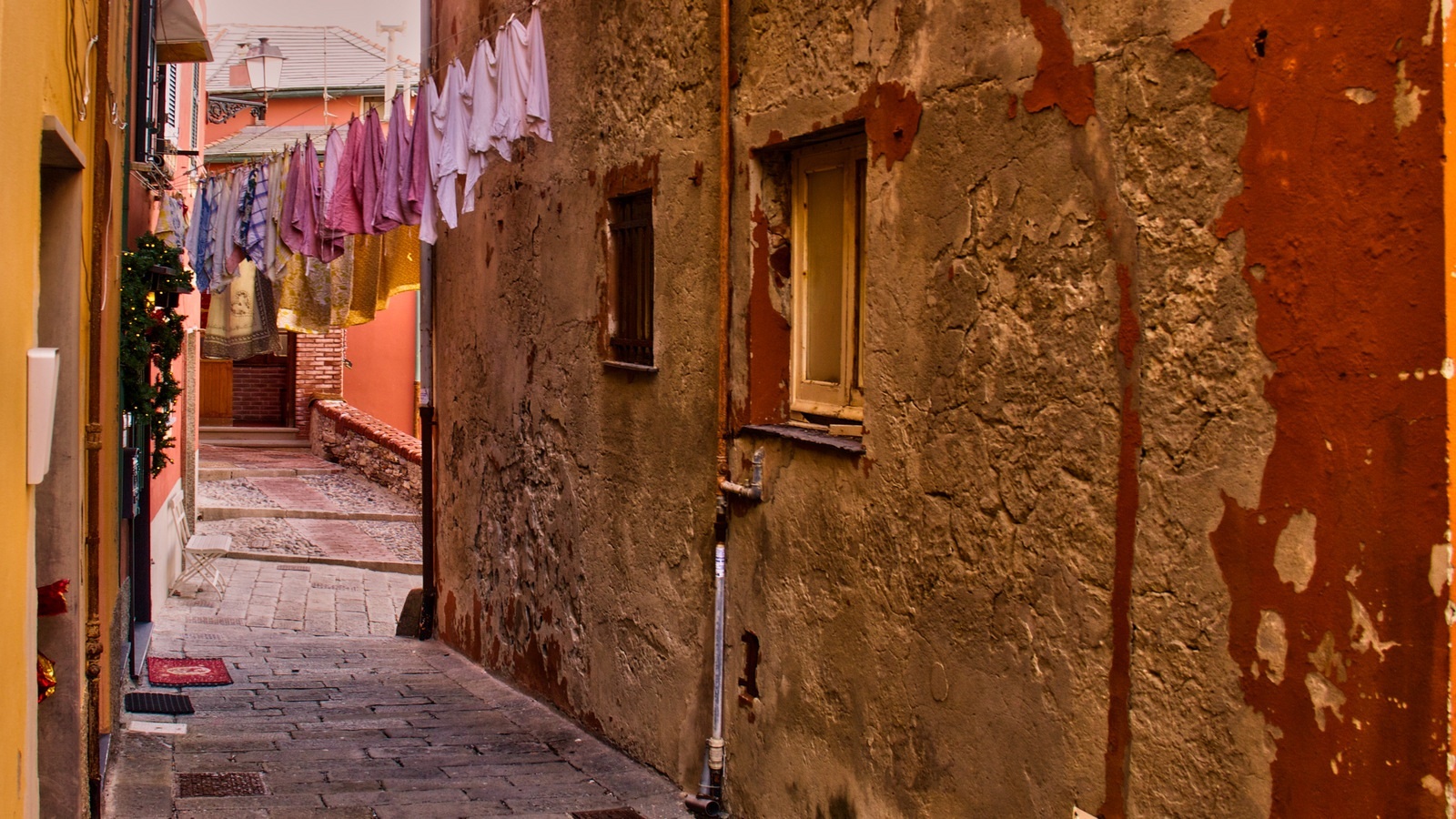 Panni stesi a Boccadasse