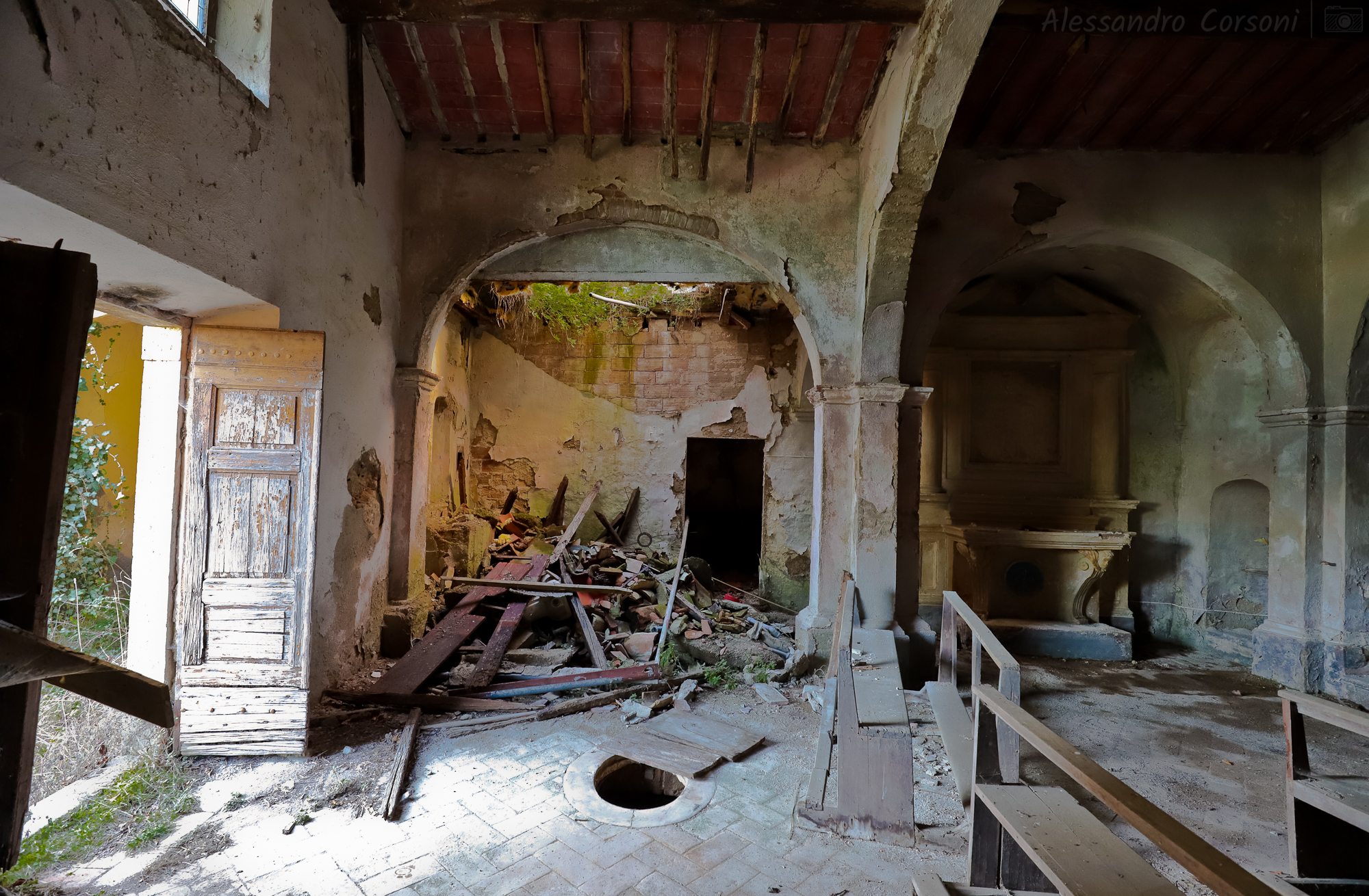 An abandoned church