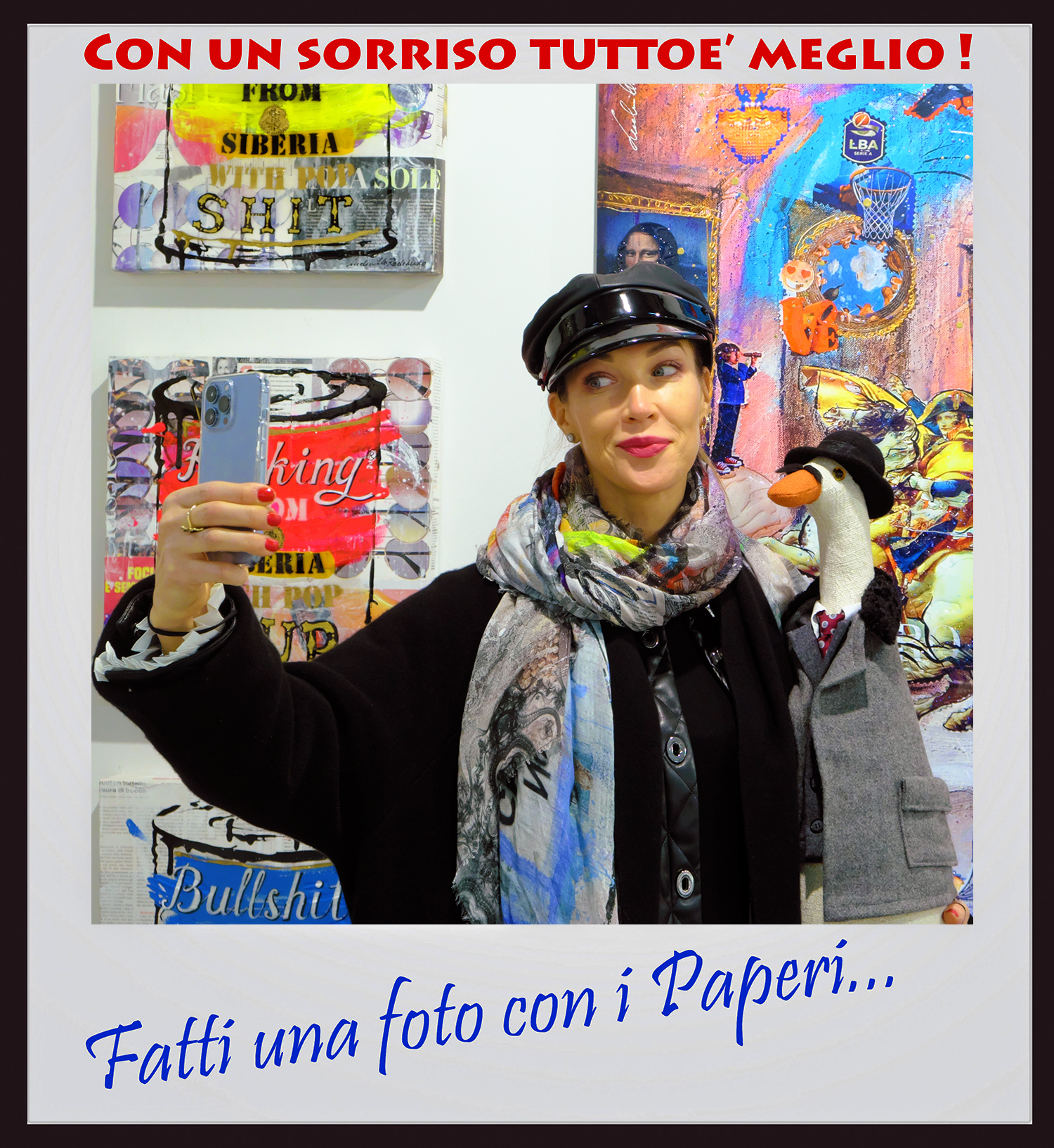 #fattiunafotoconipaperi (con Ludmilla)