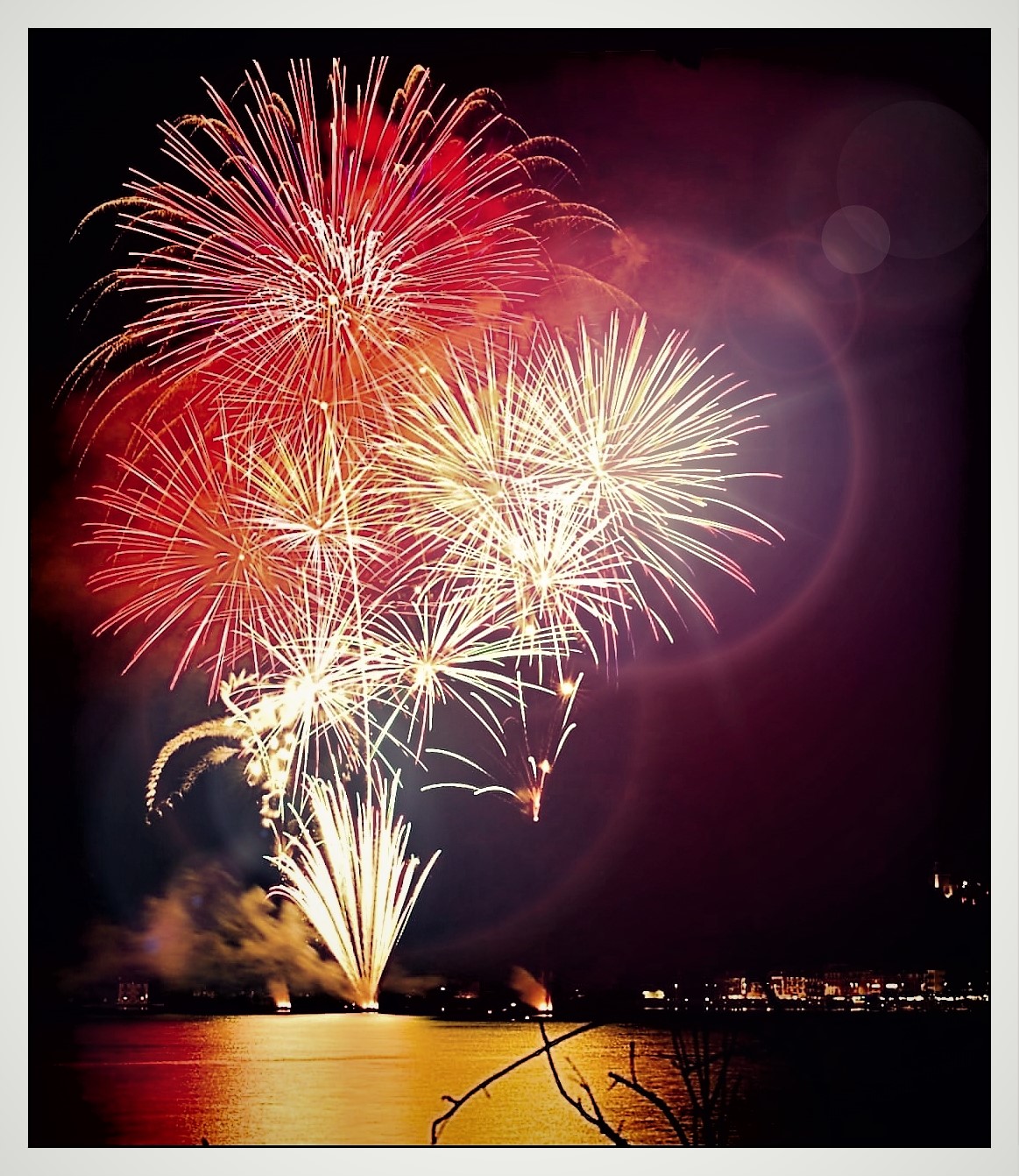 fuochi artificiali prima volta