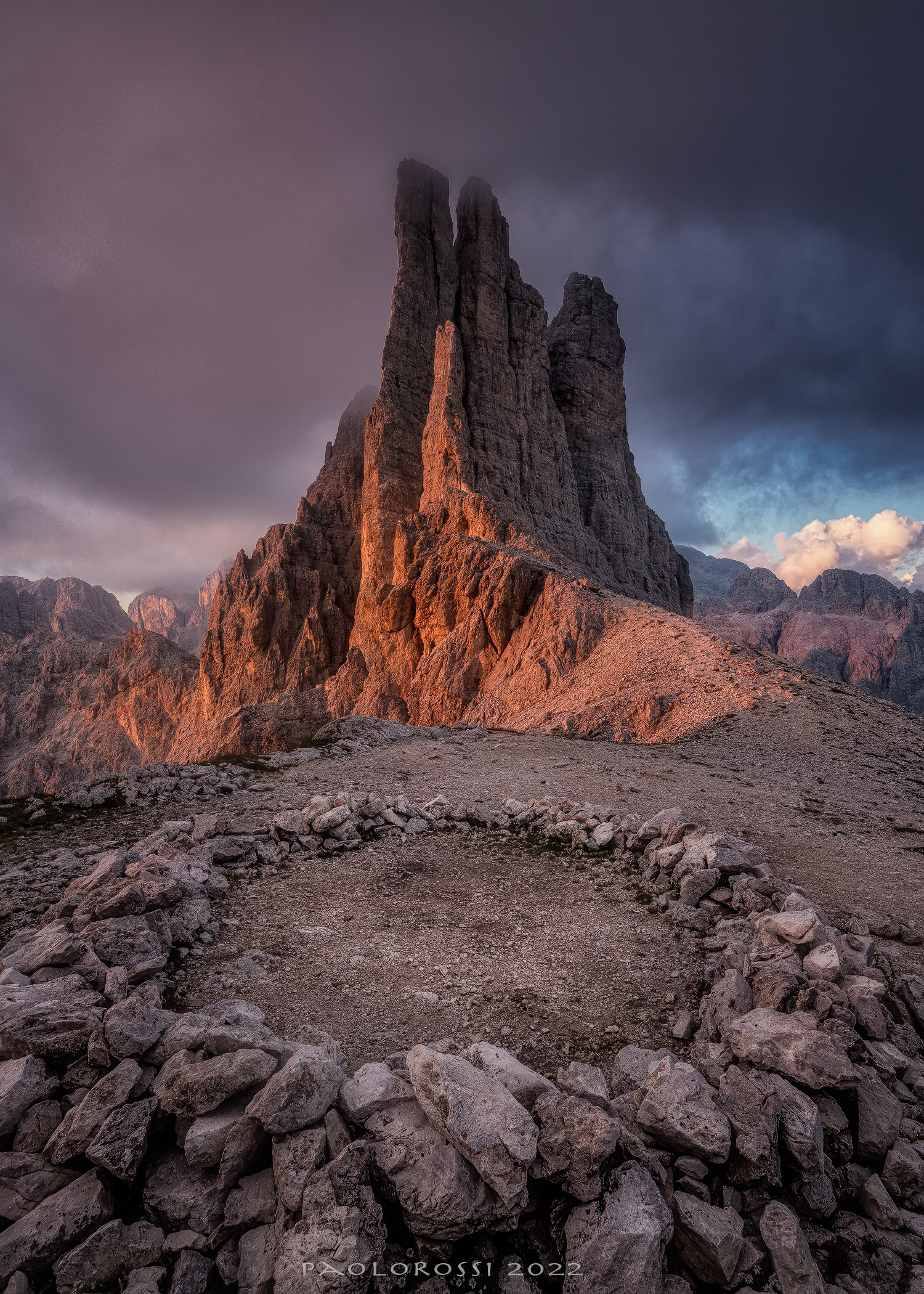 Torri del Vajolet al tramonto...