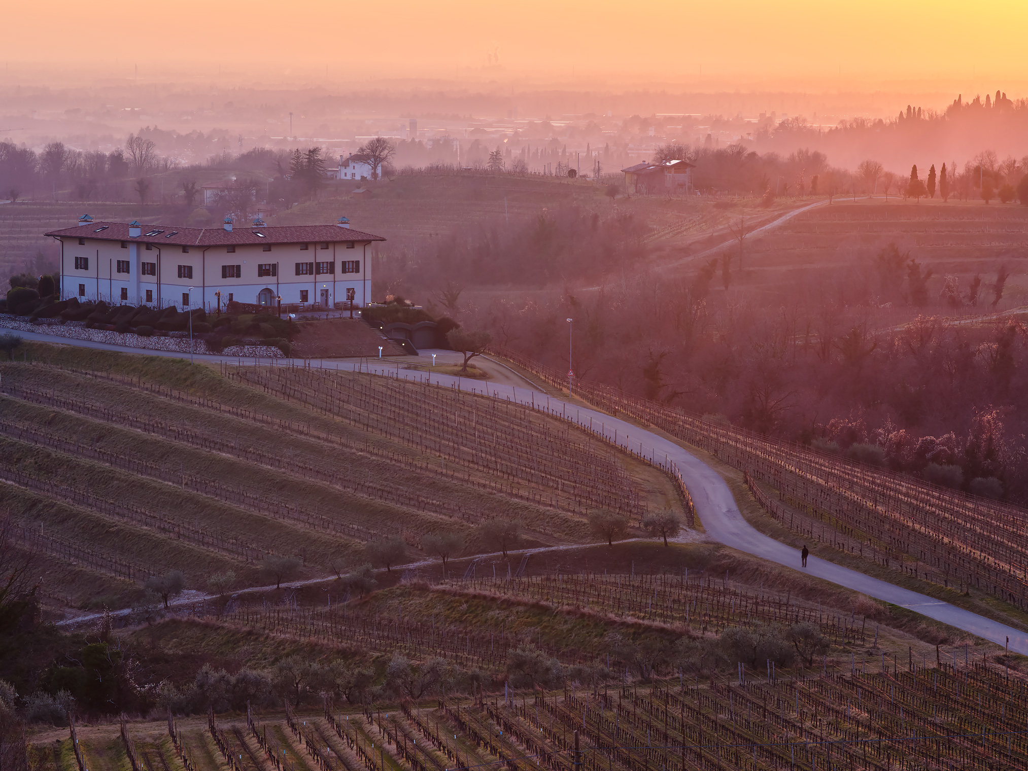 Sunset from the Abbey