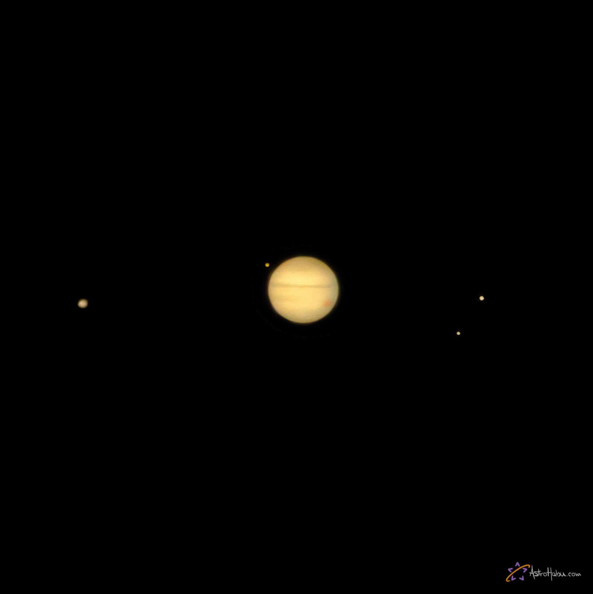 Giove e le lune galileiane