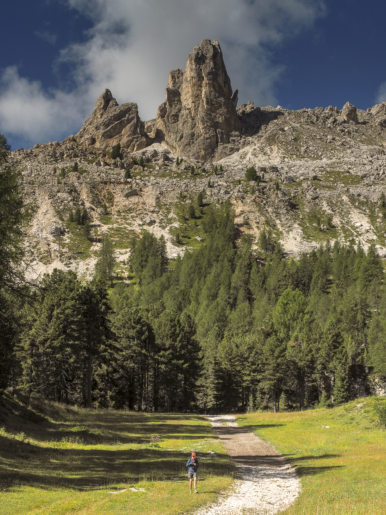 in solitudine sul Catinaccio