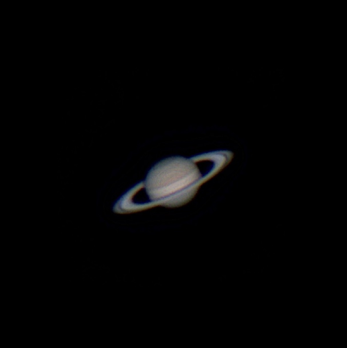 Saturn from Palermo with CAMERA ASI 120mini on Celestron
