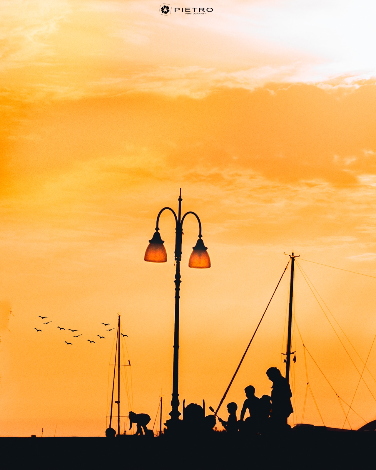 Ending of beach's day