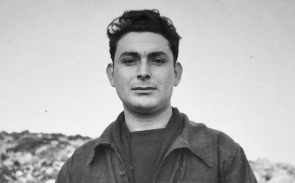 My father Gino Politi, a young sailor.