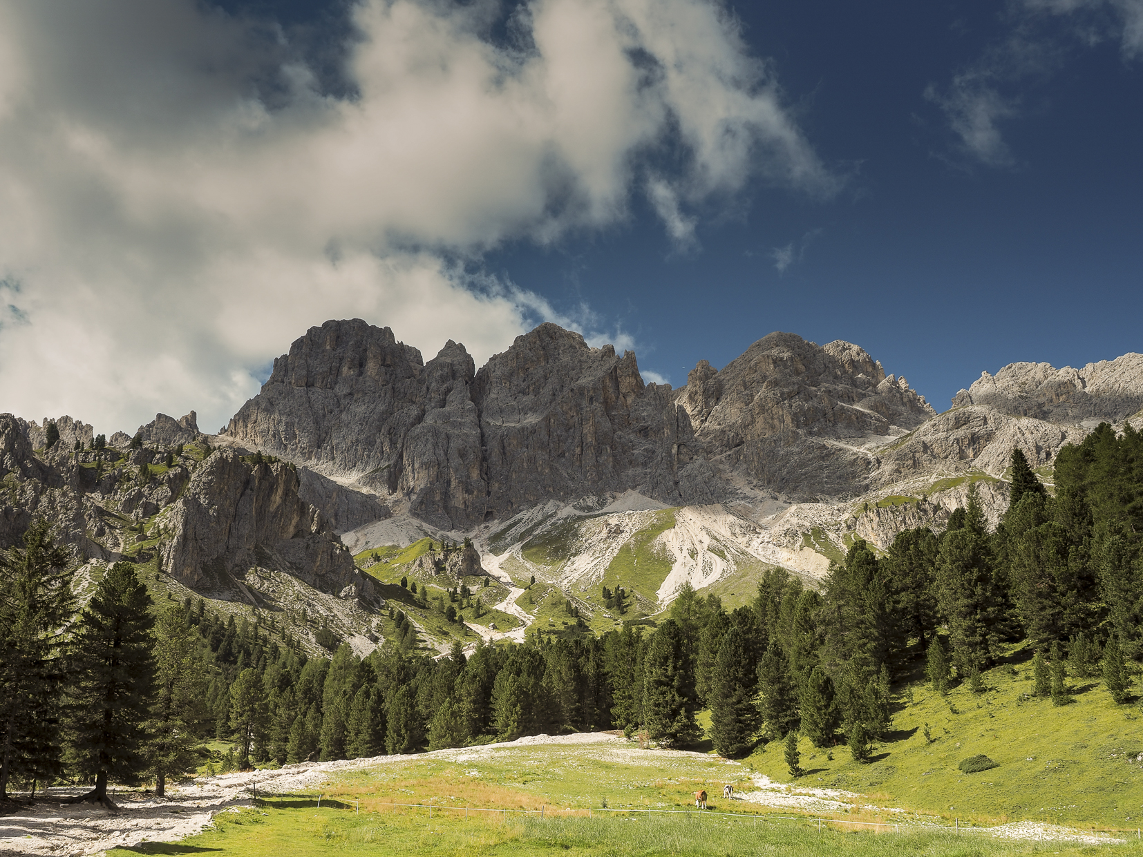 Vista dal Rifugio Gardeccia