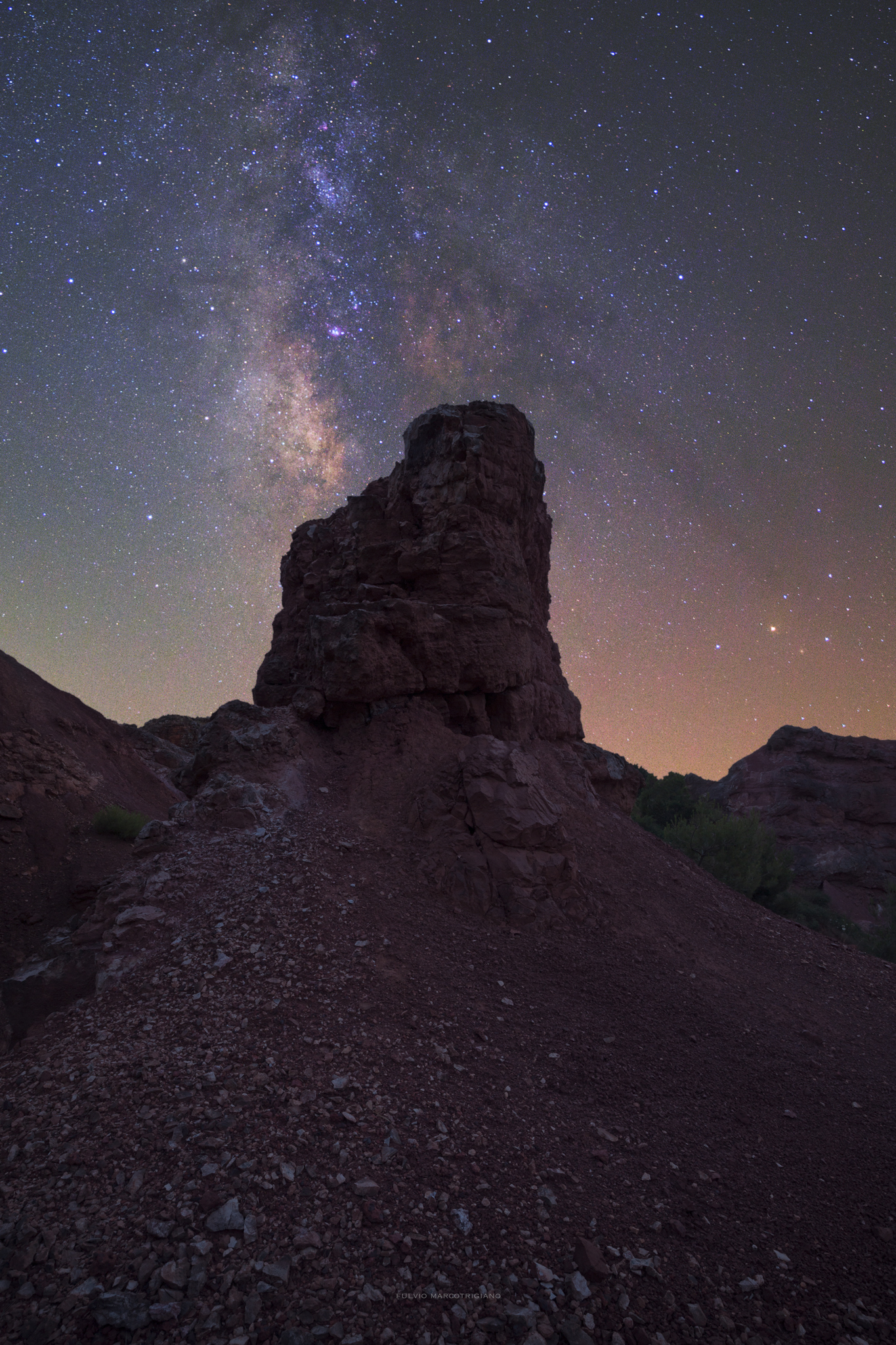 Canyon sotto le stelle