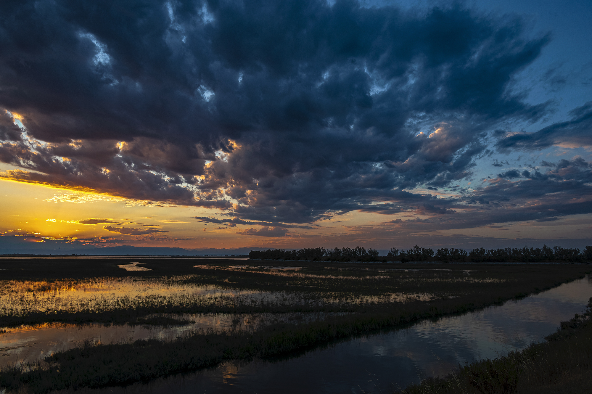 Tramonto in laguna