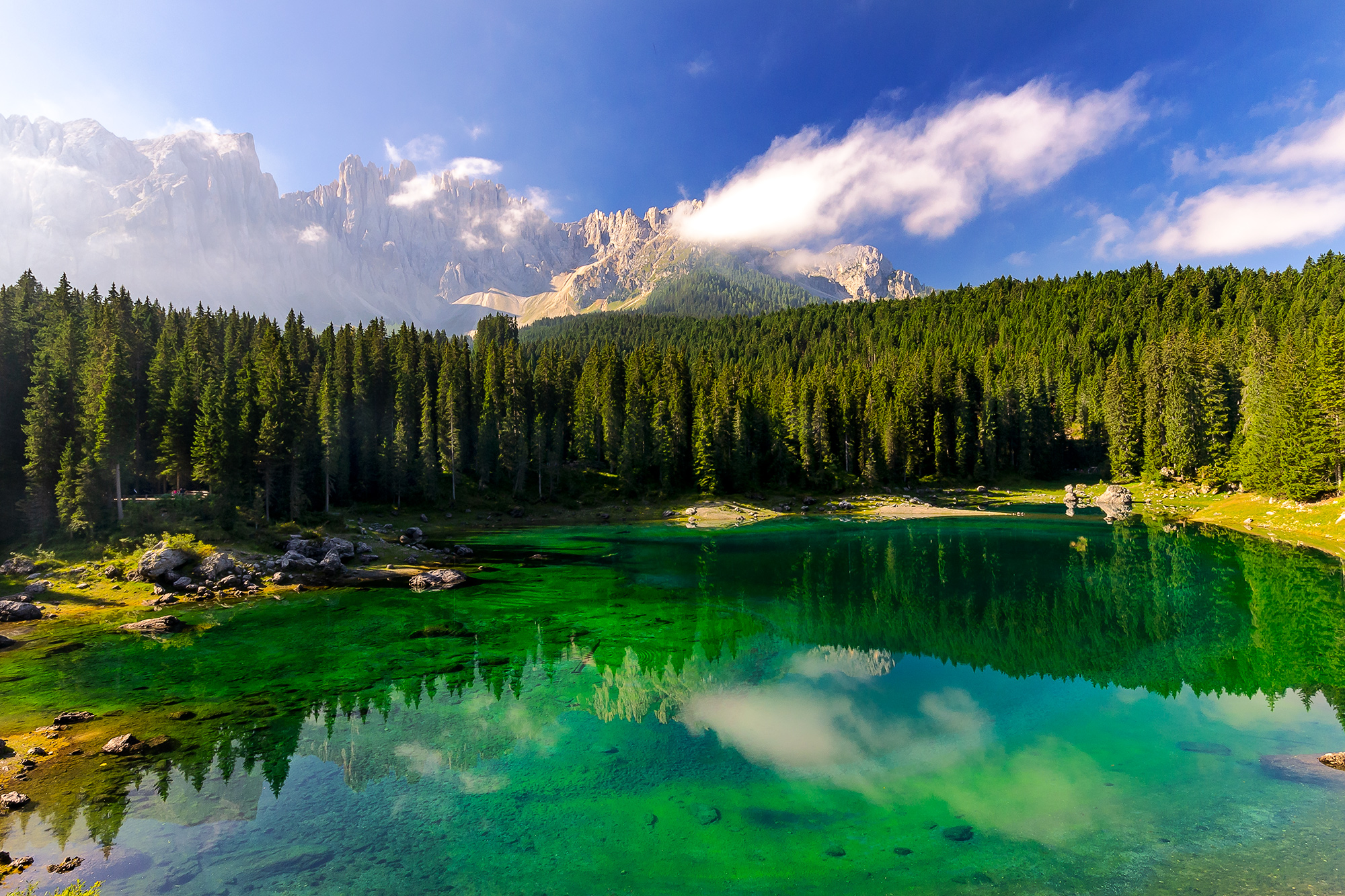 Latemar e lago di Carezza