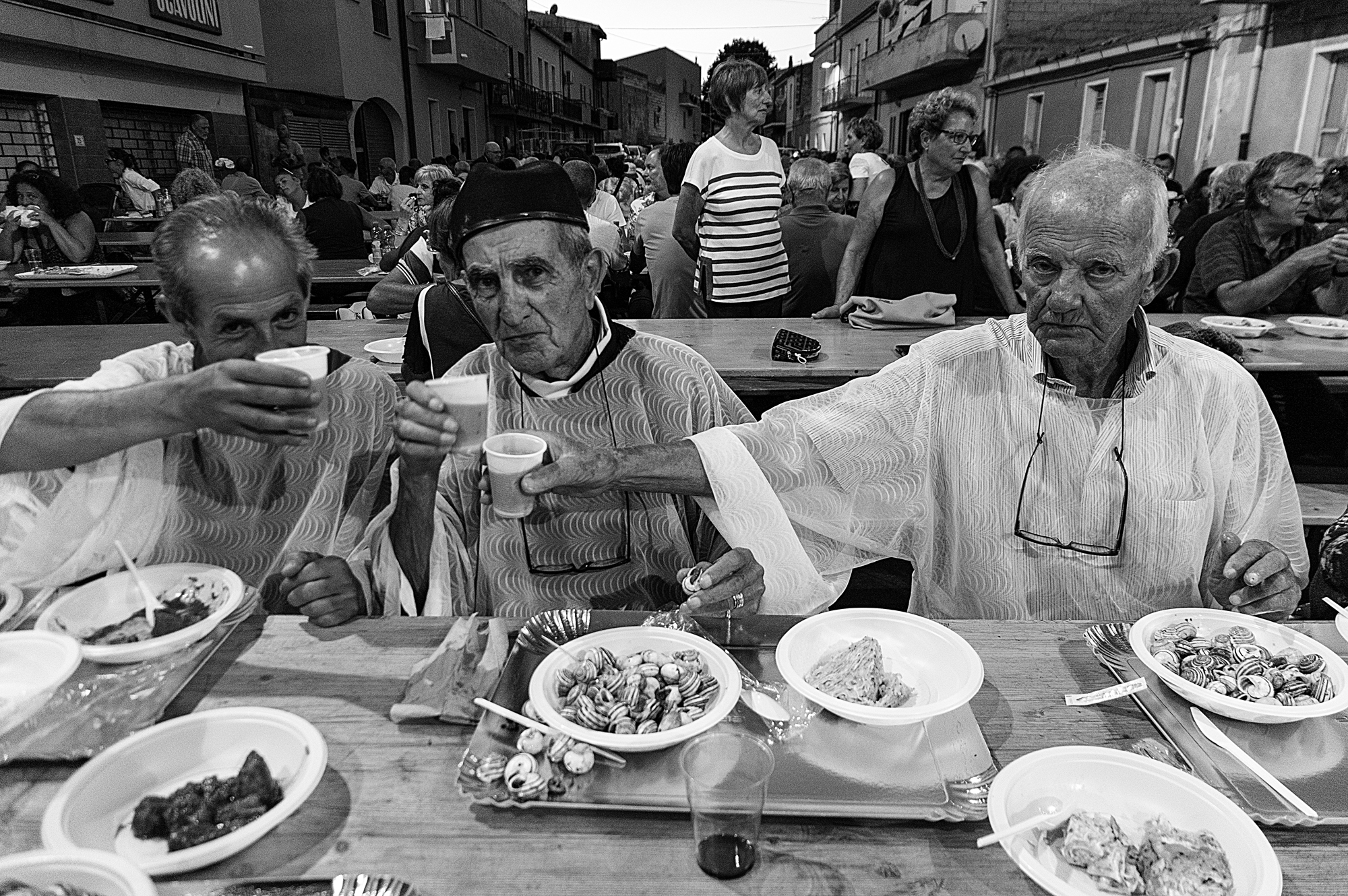 Il brindisi dei celebranti