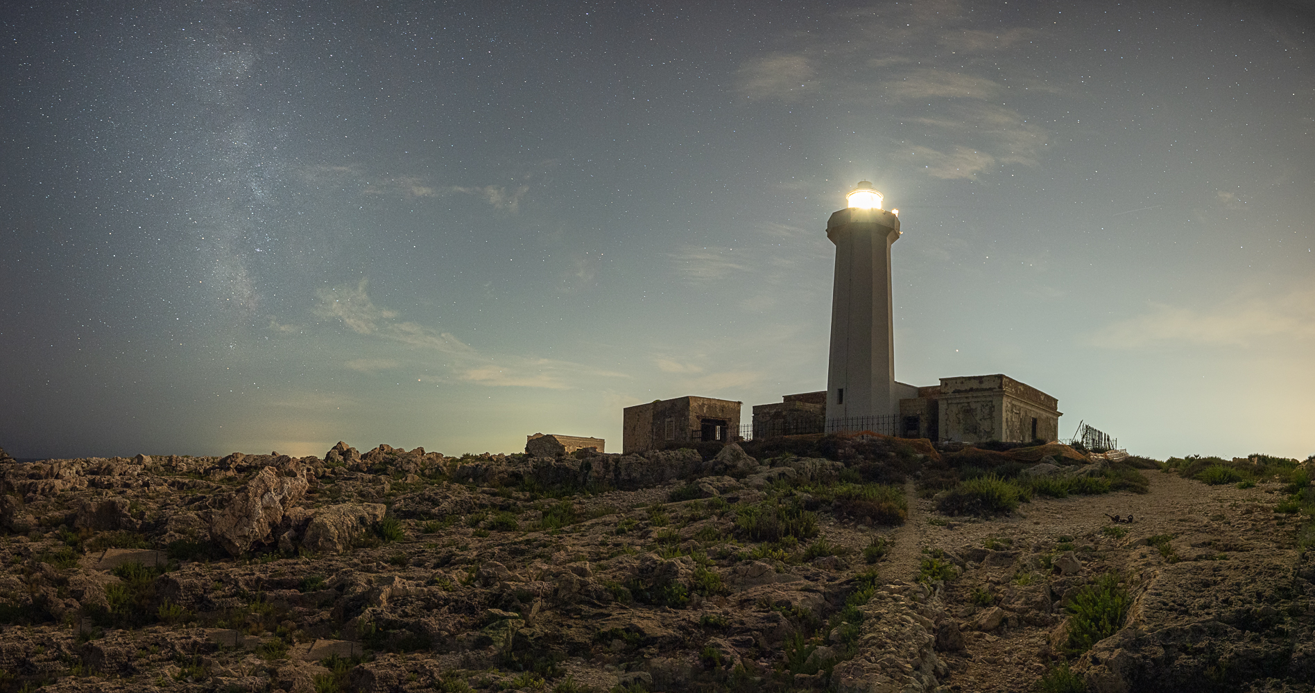 Via Piena and the lighthouse