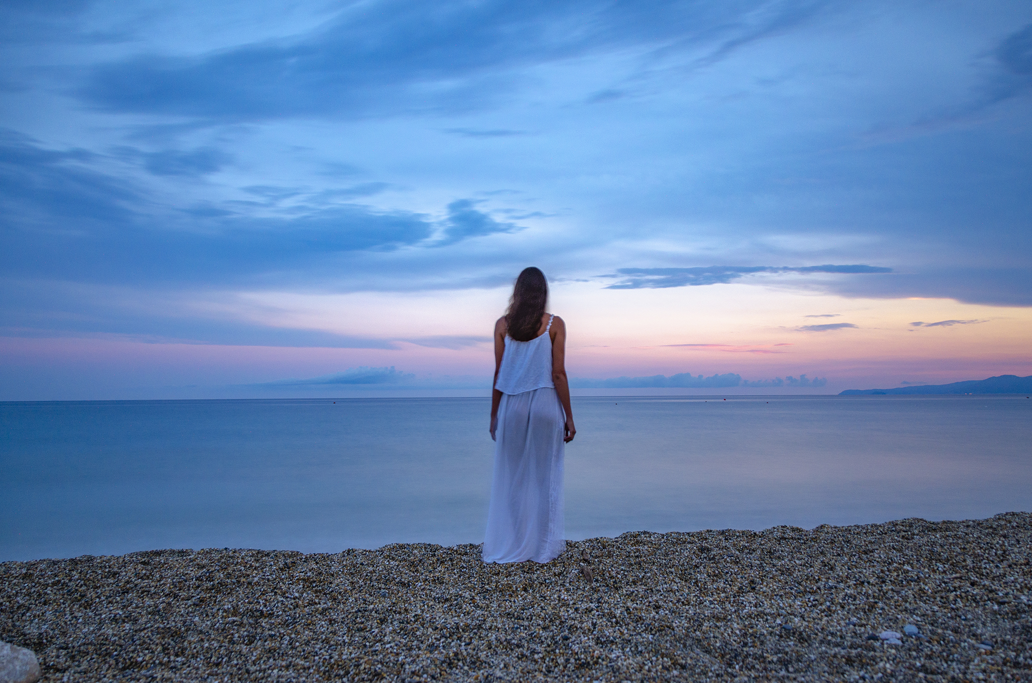 sunset white