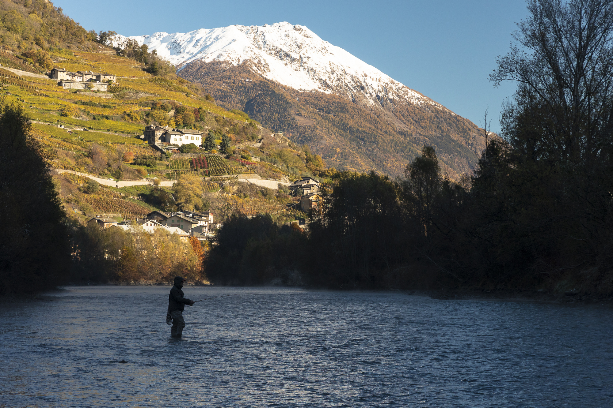Fly fishing in Valtellina