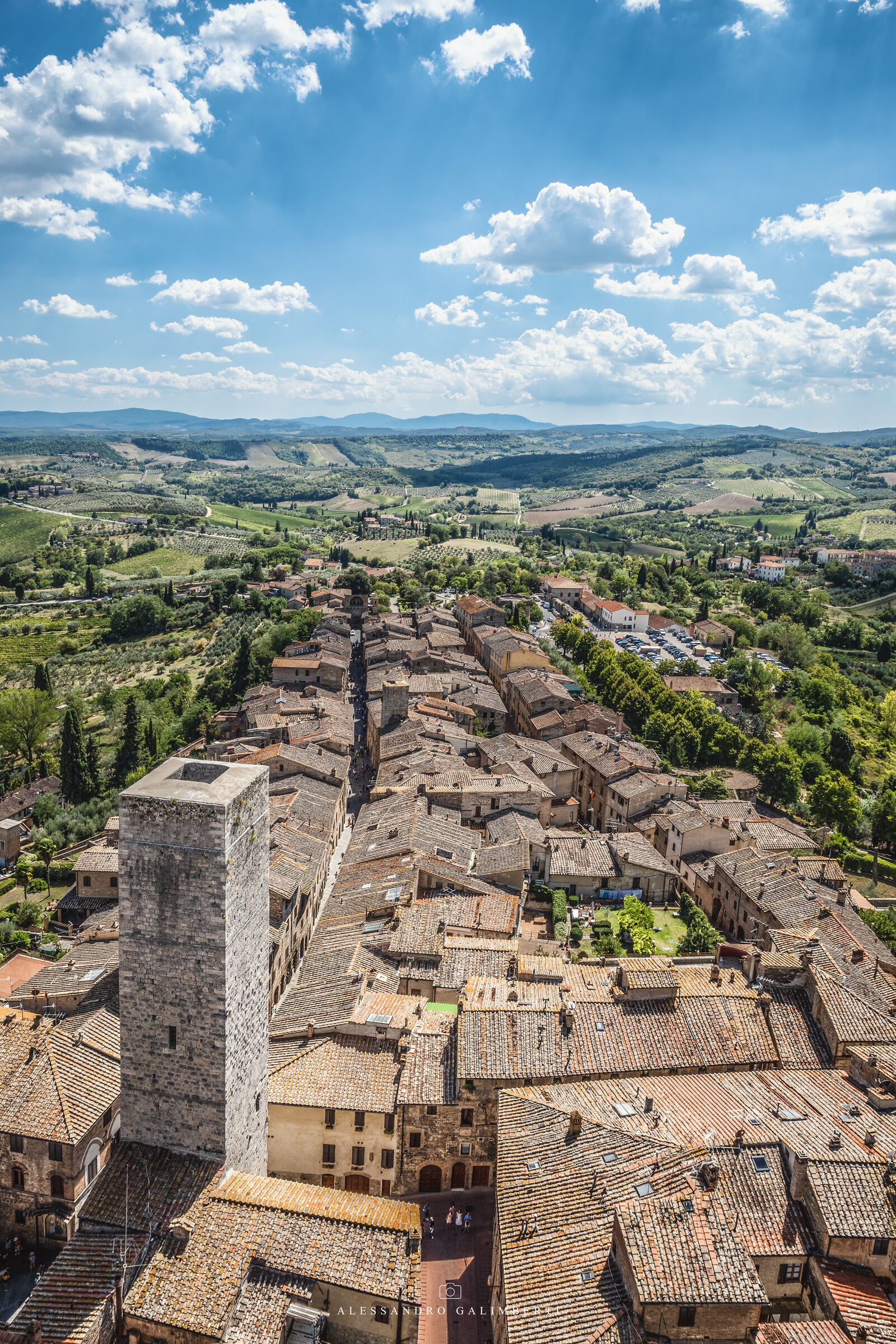 San Giminiano -View from the Torre Grossa