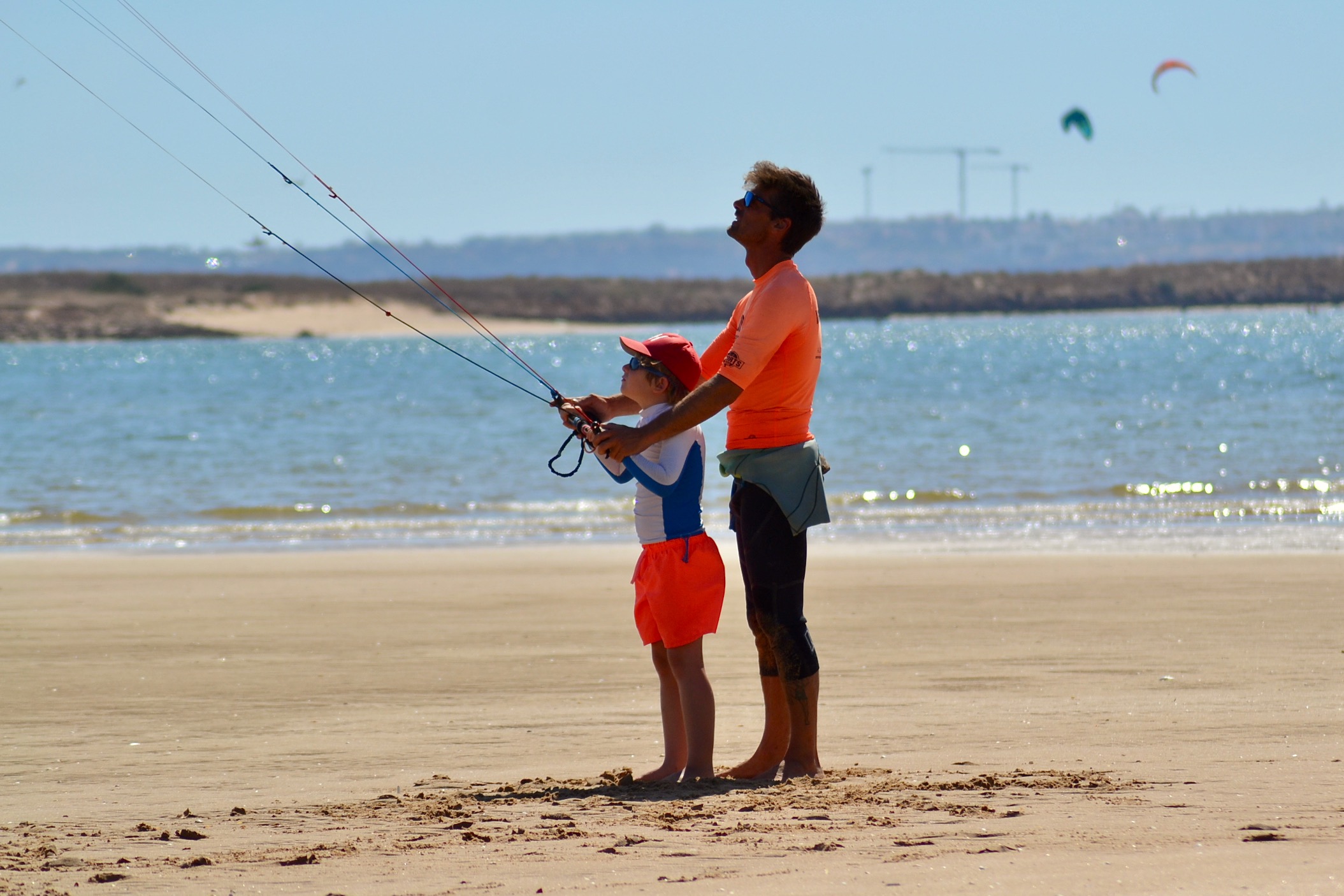 teaching kitesurf in Alvor