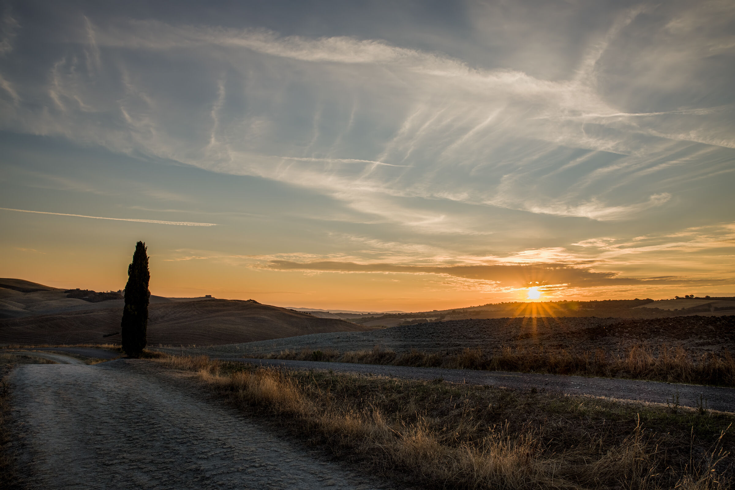 Sunrise in Val d'Orcia