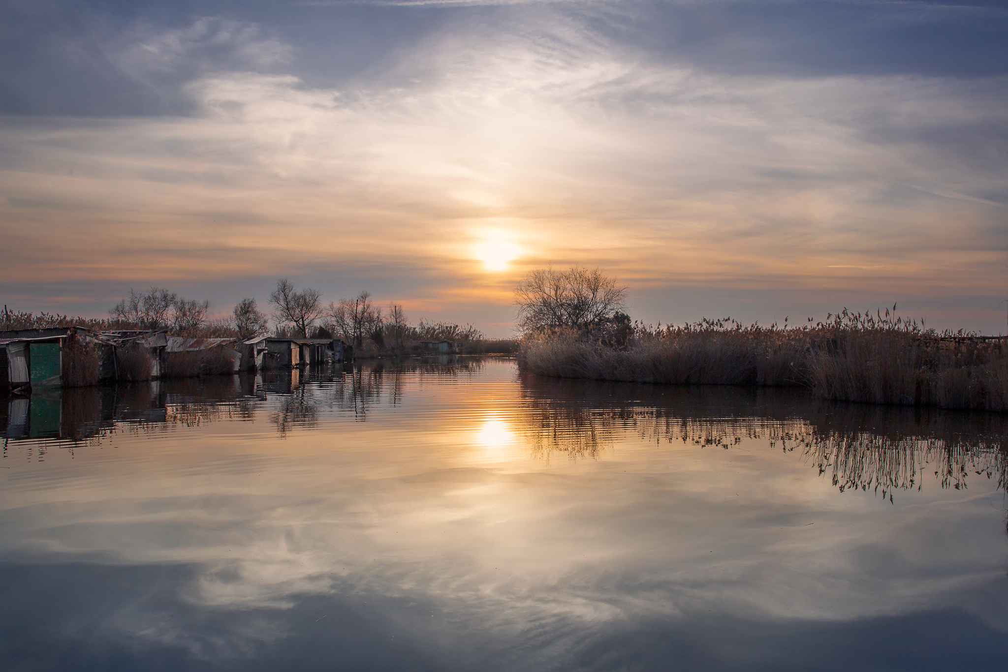 Lake Massaciuccoli - fishermen's sheds