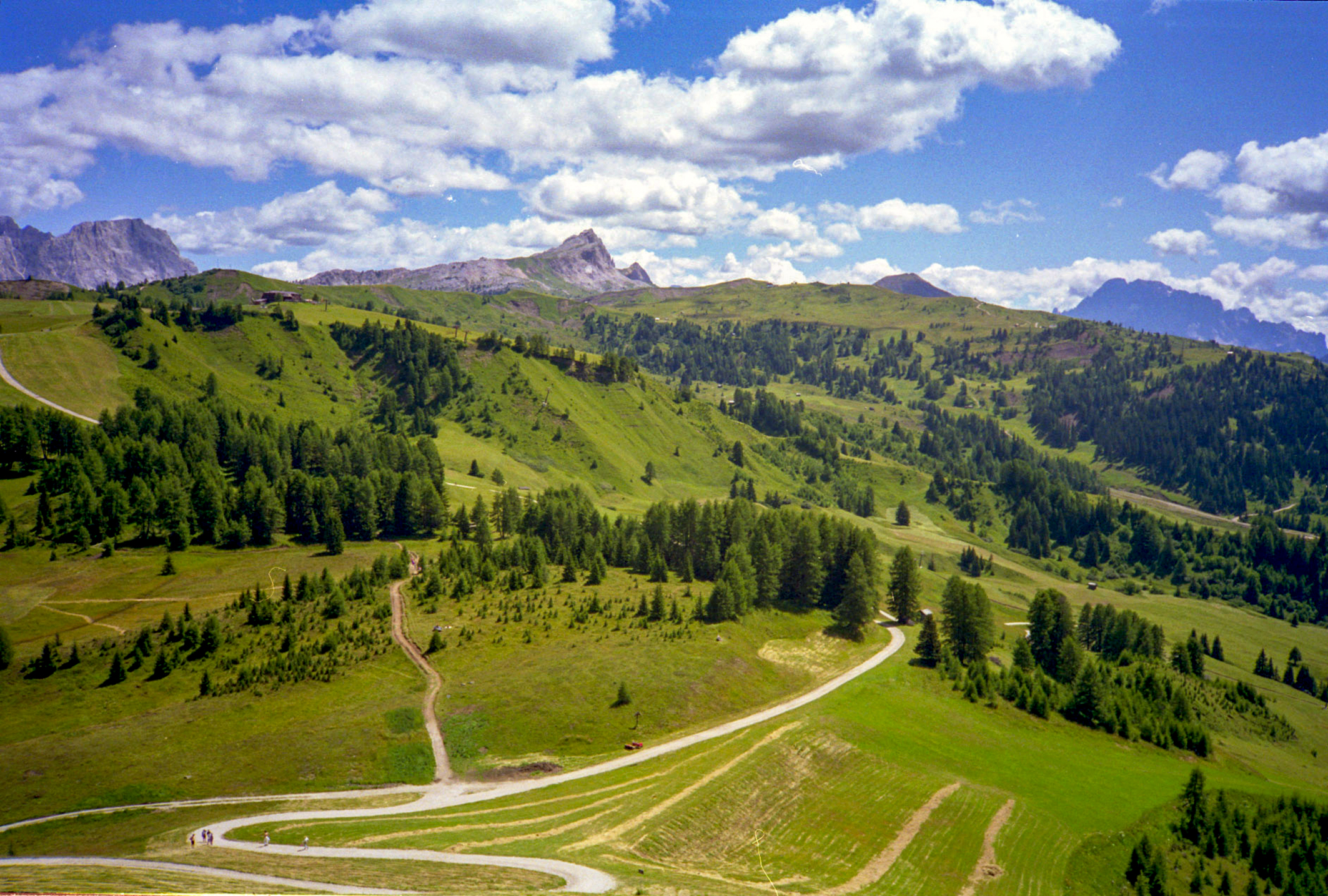 Corvara - the plateau