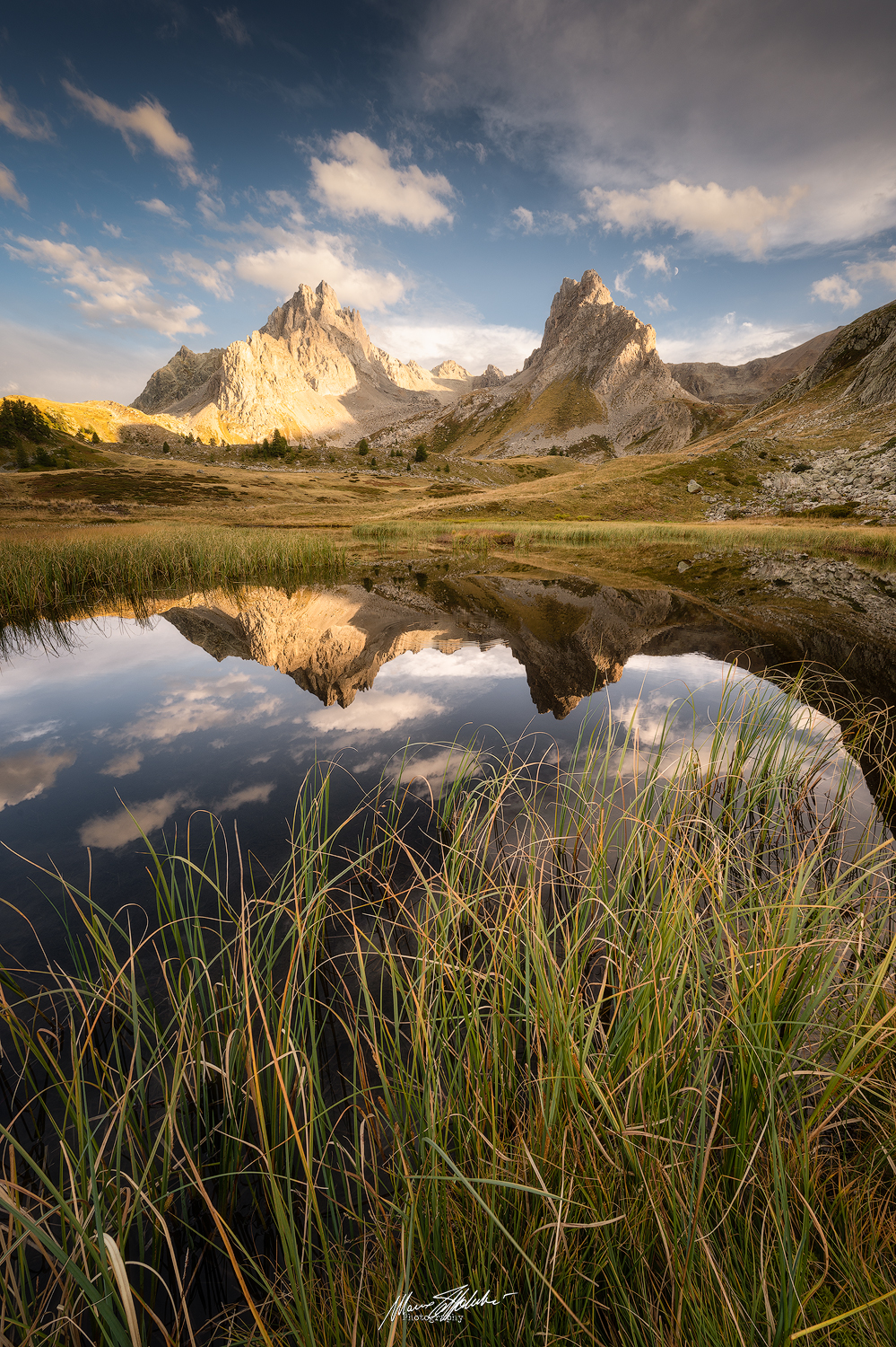 Tramonto sulle Alpi Francesi