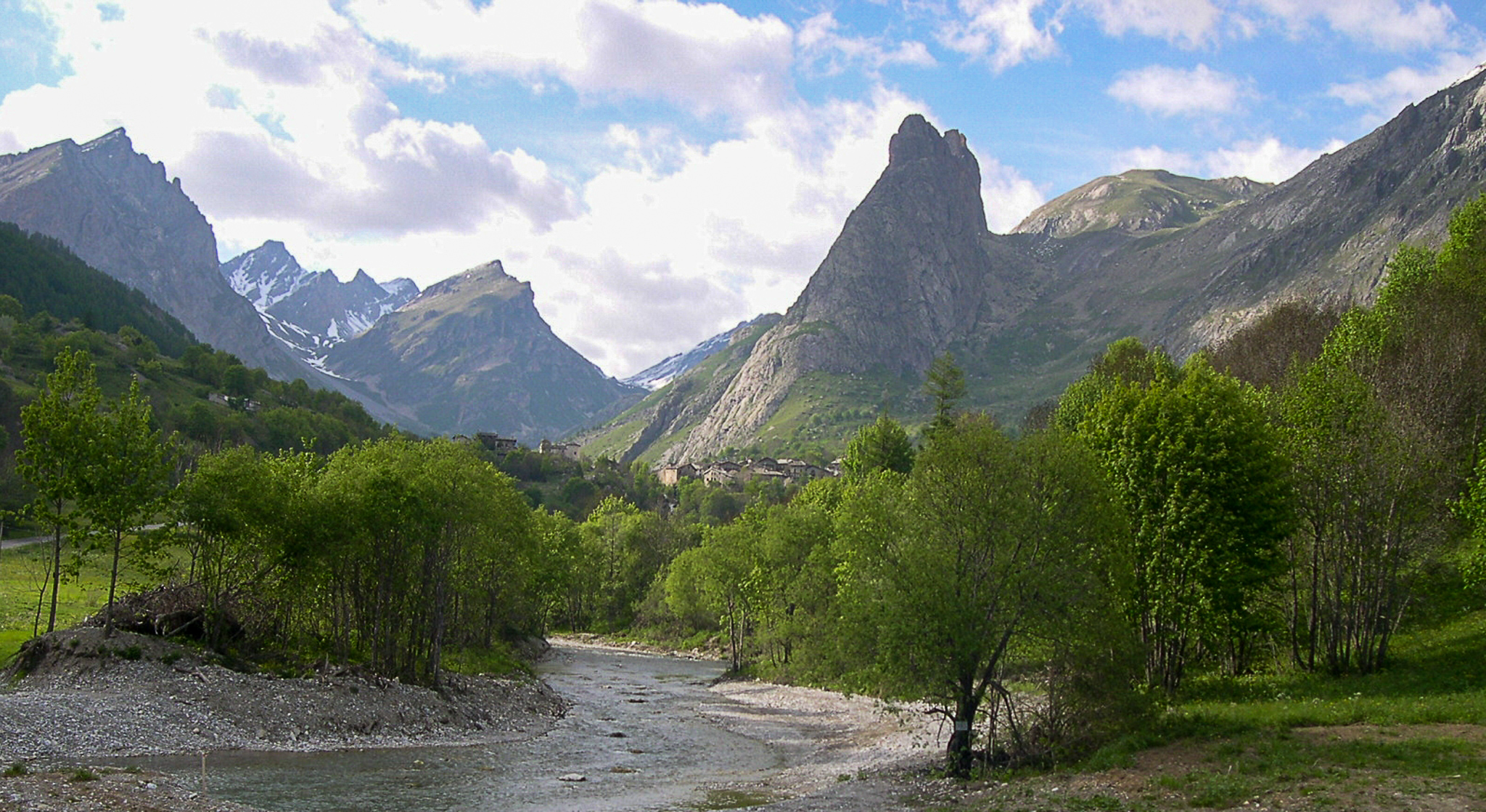 Chiappera with snow in summer