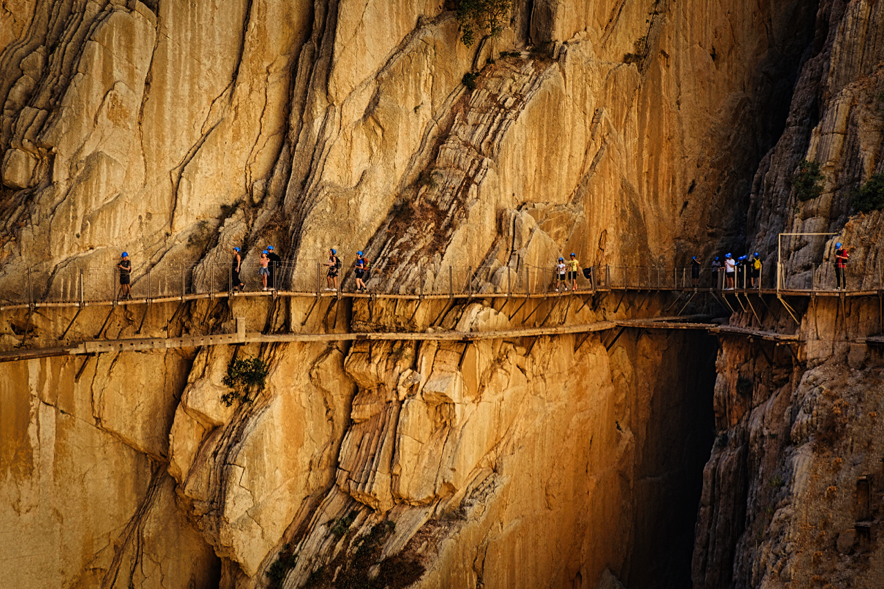 La passerella sul Canyon (el caminito del Rey