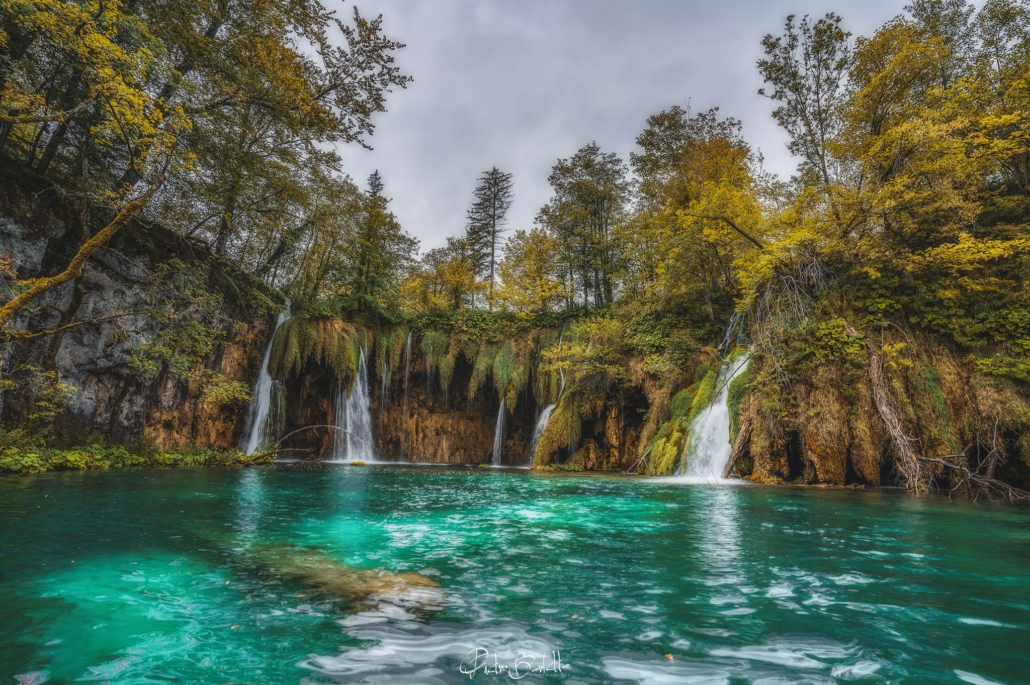 Plitzvice blue puddle