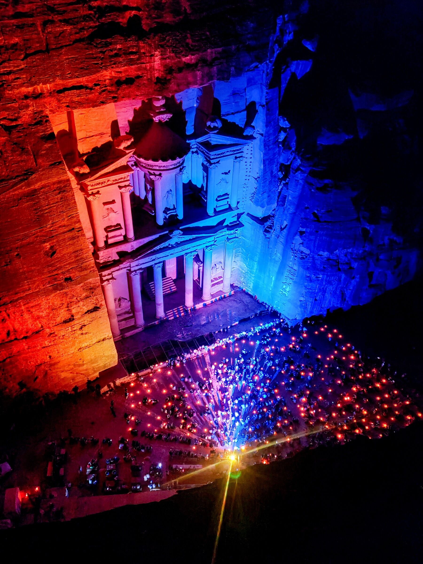 Petra by night
