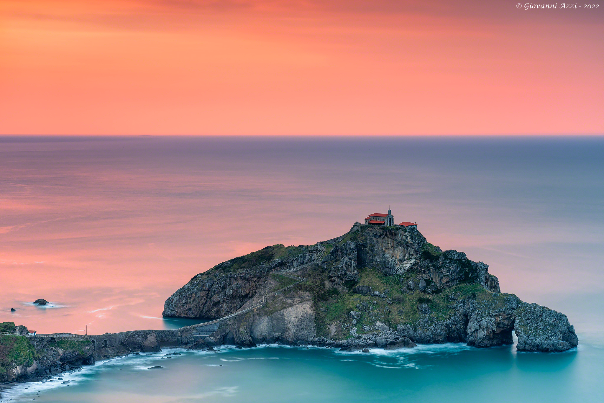 Sunset in Gaztelugatxe