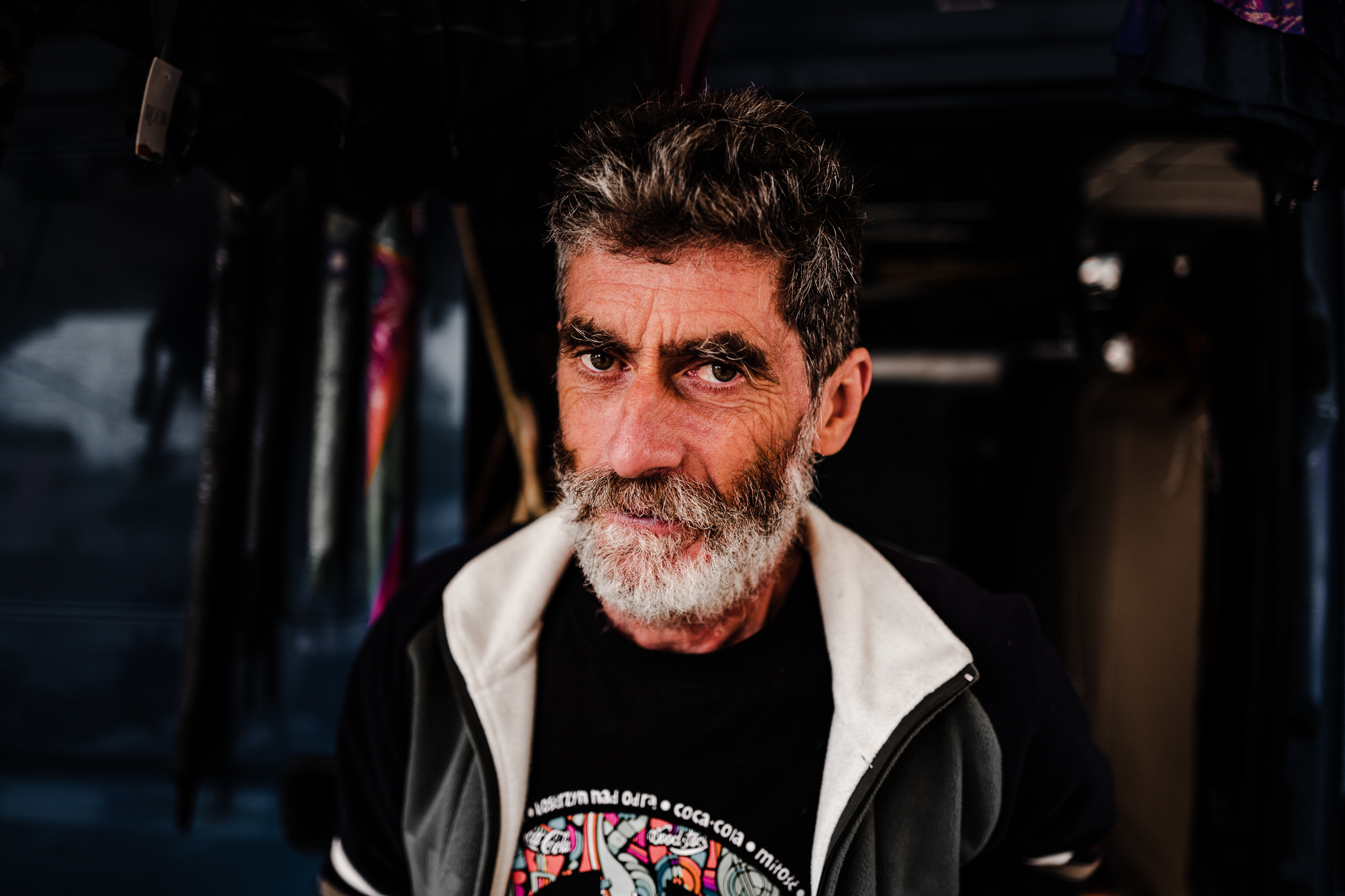 Ritratto al mercato agricolo