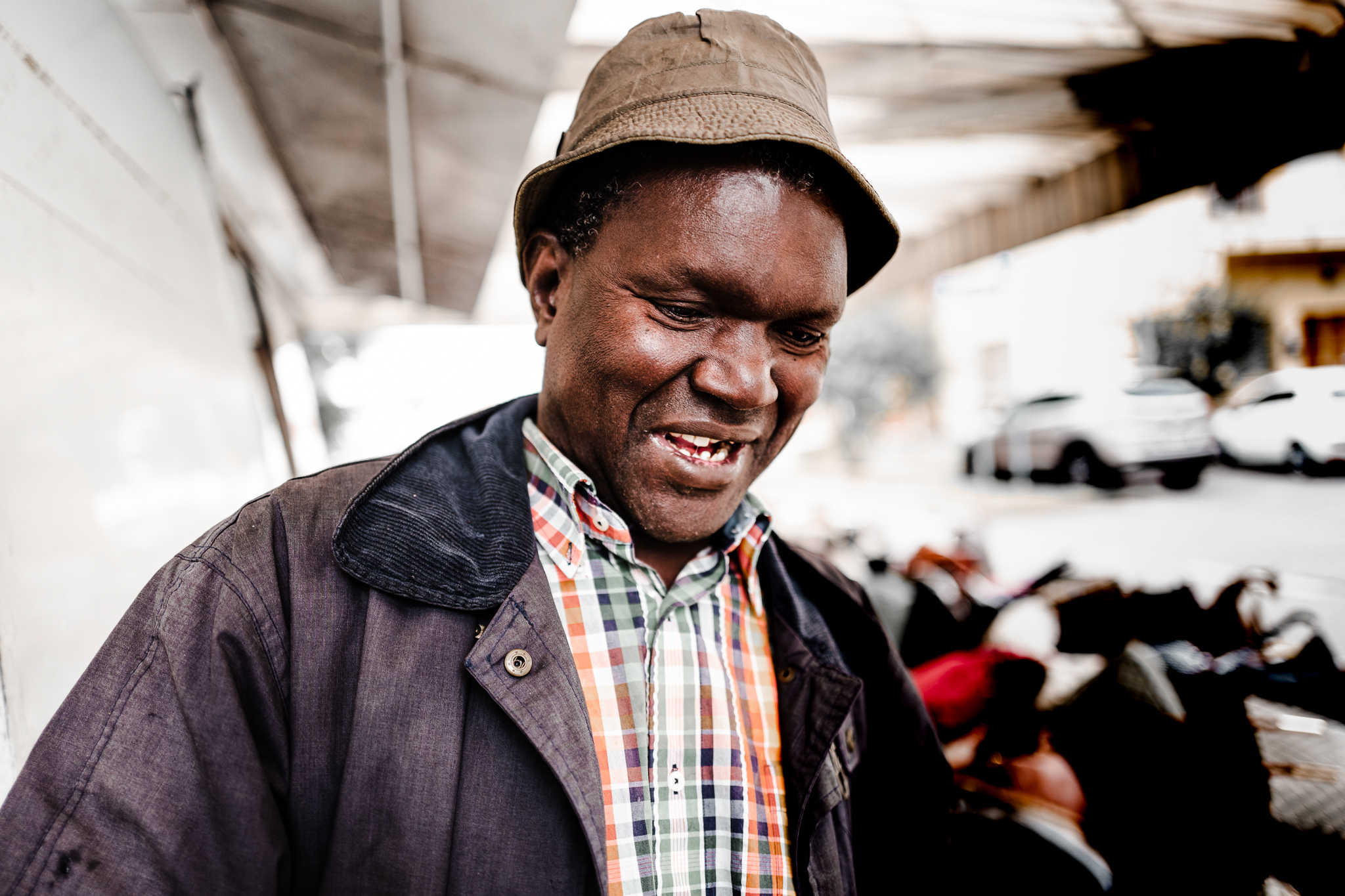 Ritratto al mercato agricolo