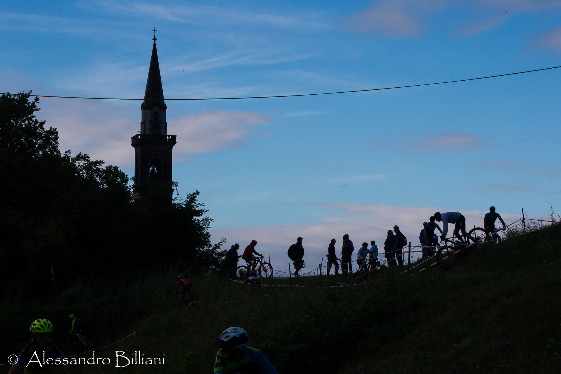 Before MTB race, early morning