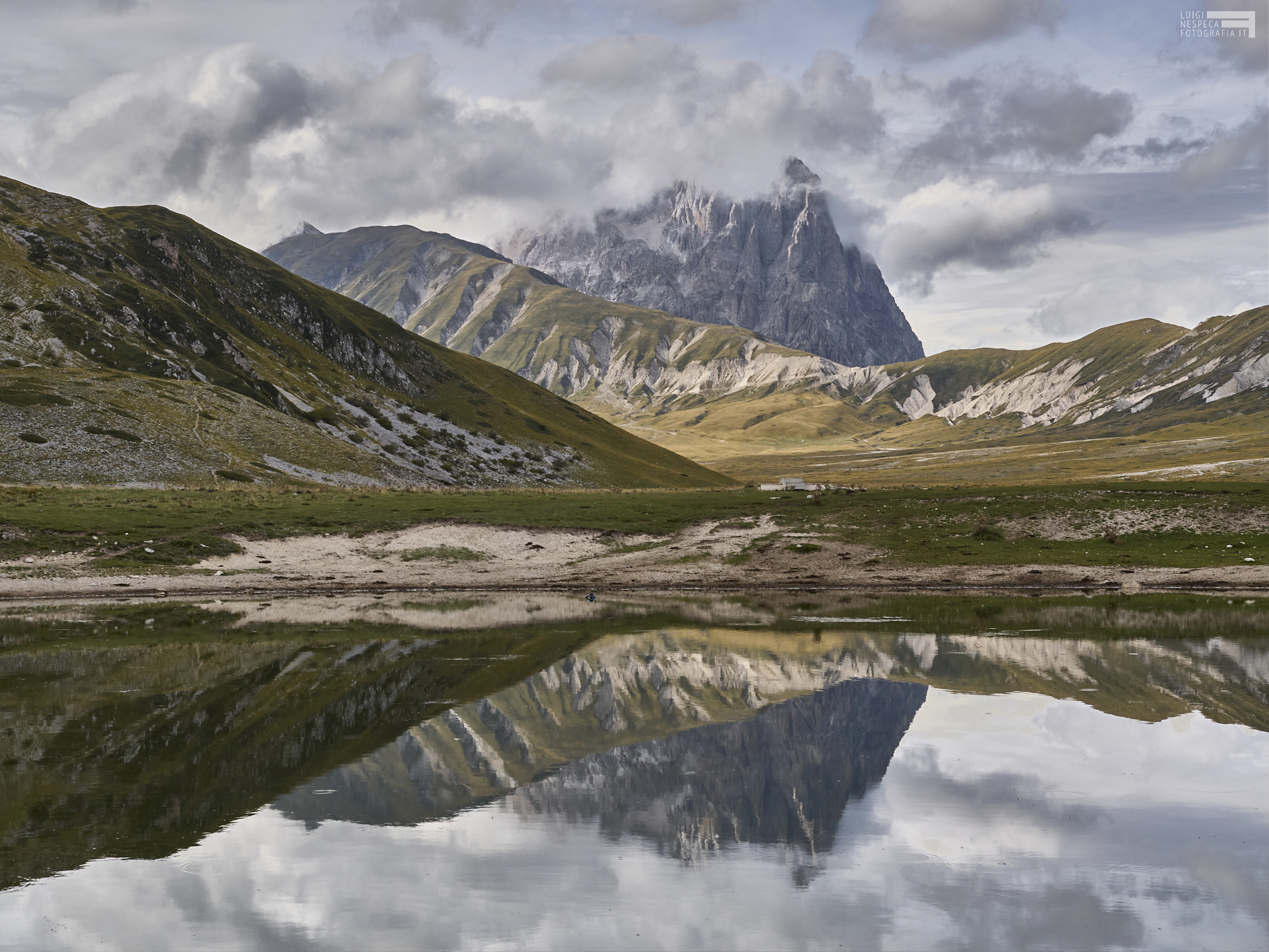 Autumn Reflections at Gran Sasso
