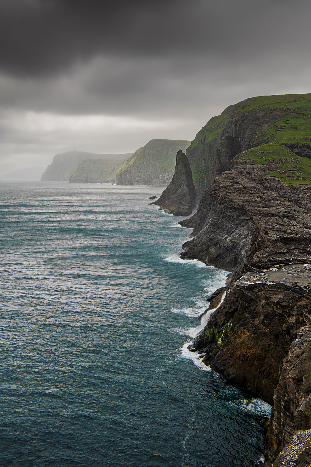 Scogliera a Sorvagsvatn  - Faroe Island