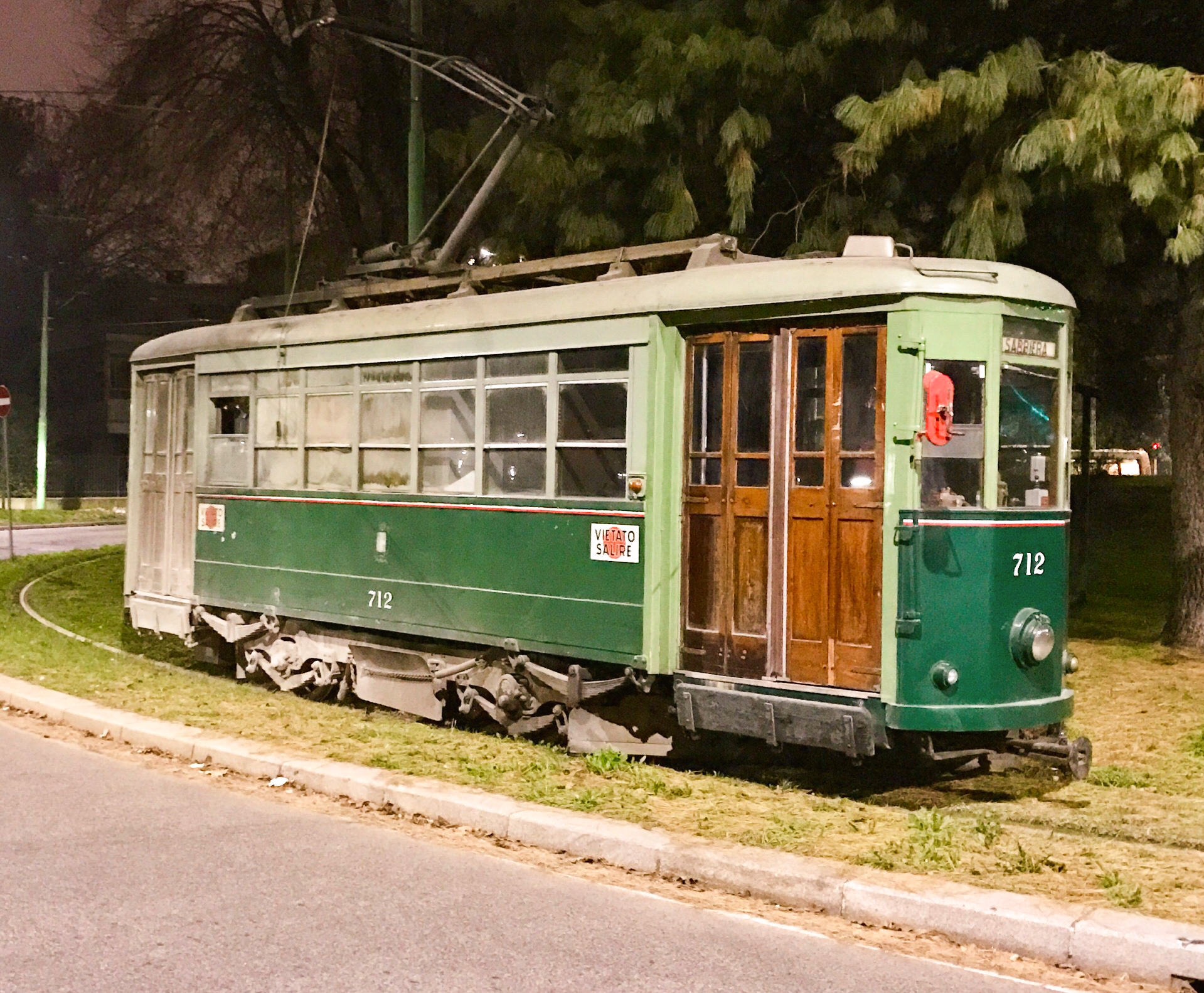 old Milanese tram