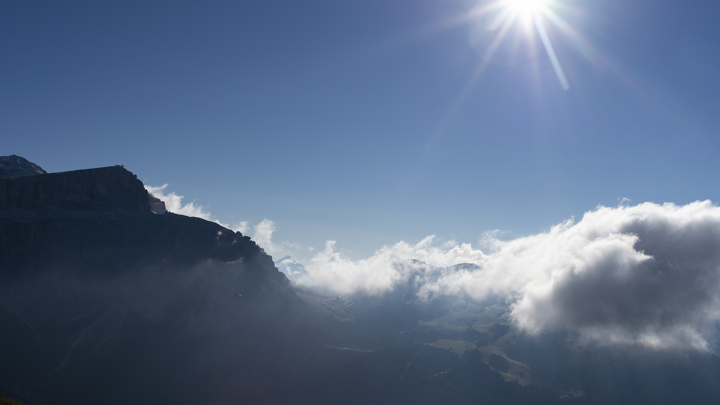 A look towards the Pordoi