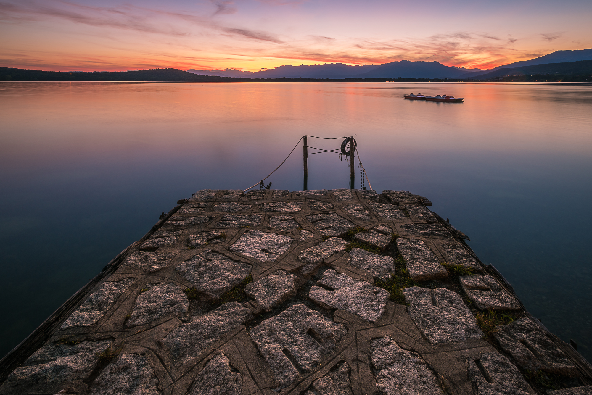 Tramonto a Viverone