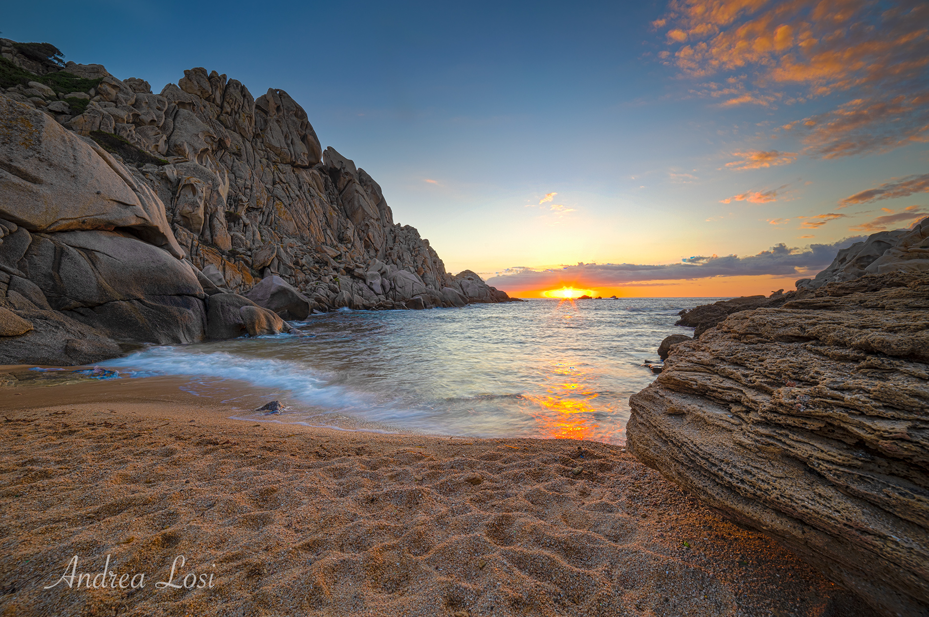 The night in Sardinia, in the Valley of the Moon ...