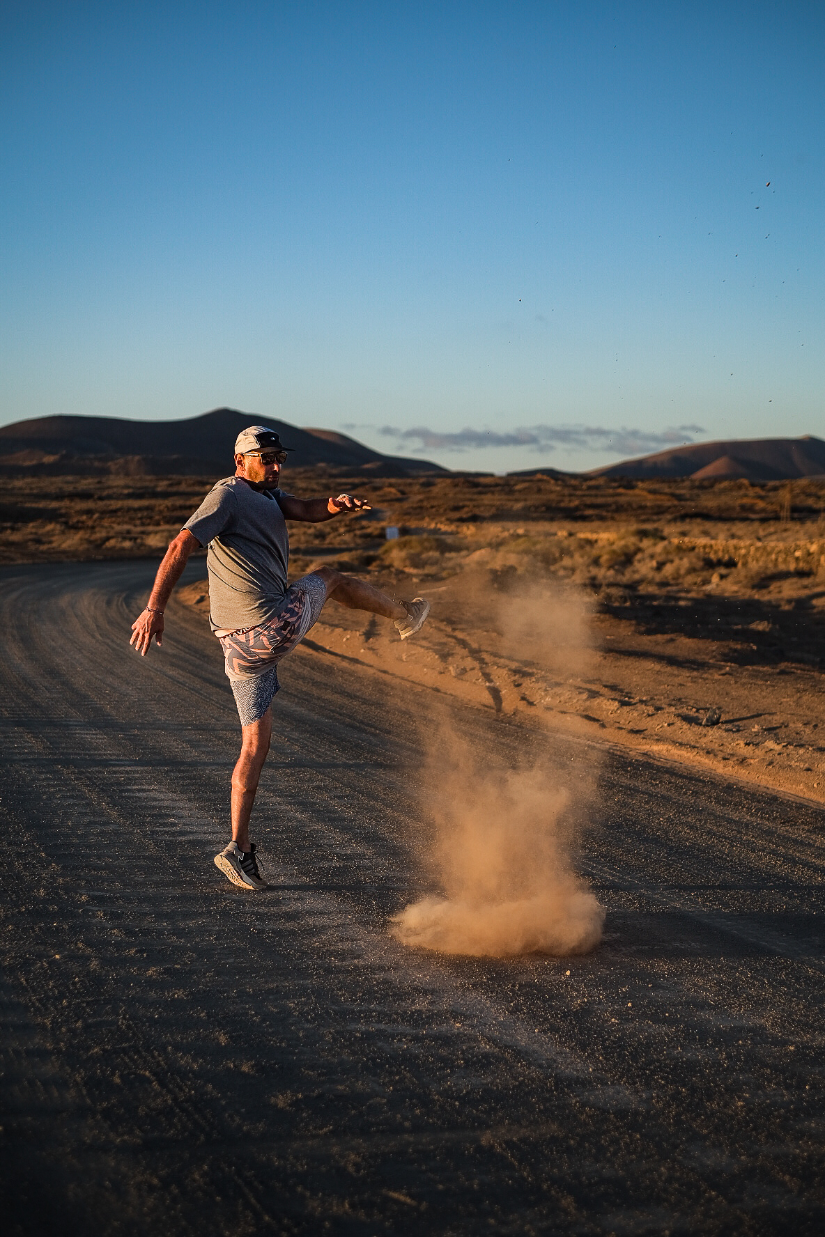 Kick the sand