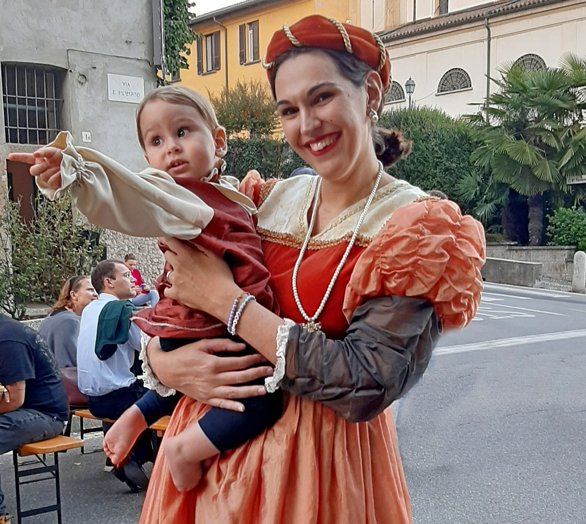 lady with baby