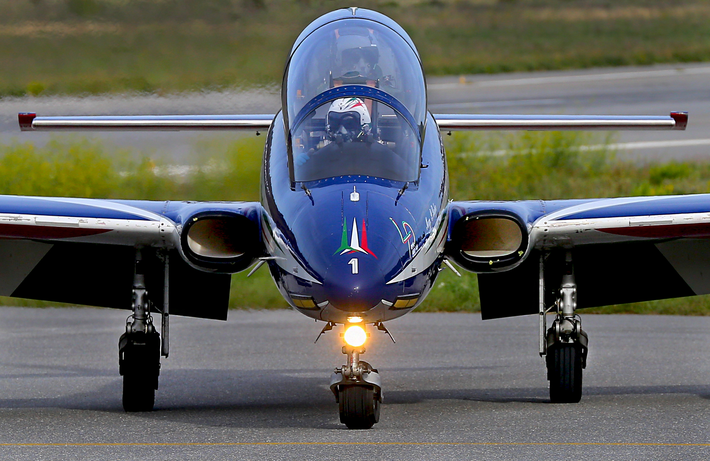 Frecce Tricolore Maggiore Pierluigi Raspa capo formazi