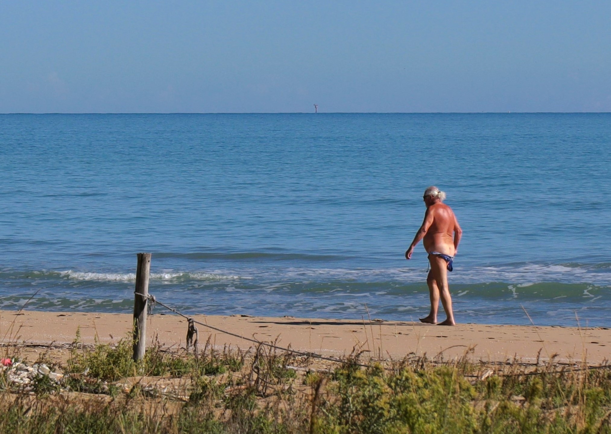 L'ultimo bagnante...in libertà!