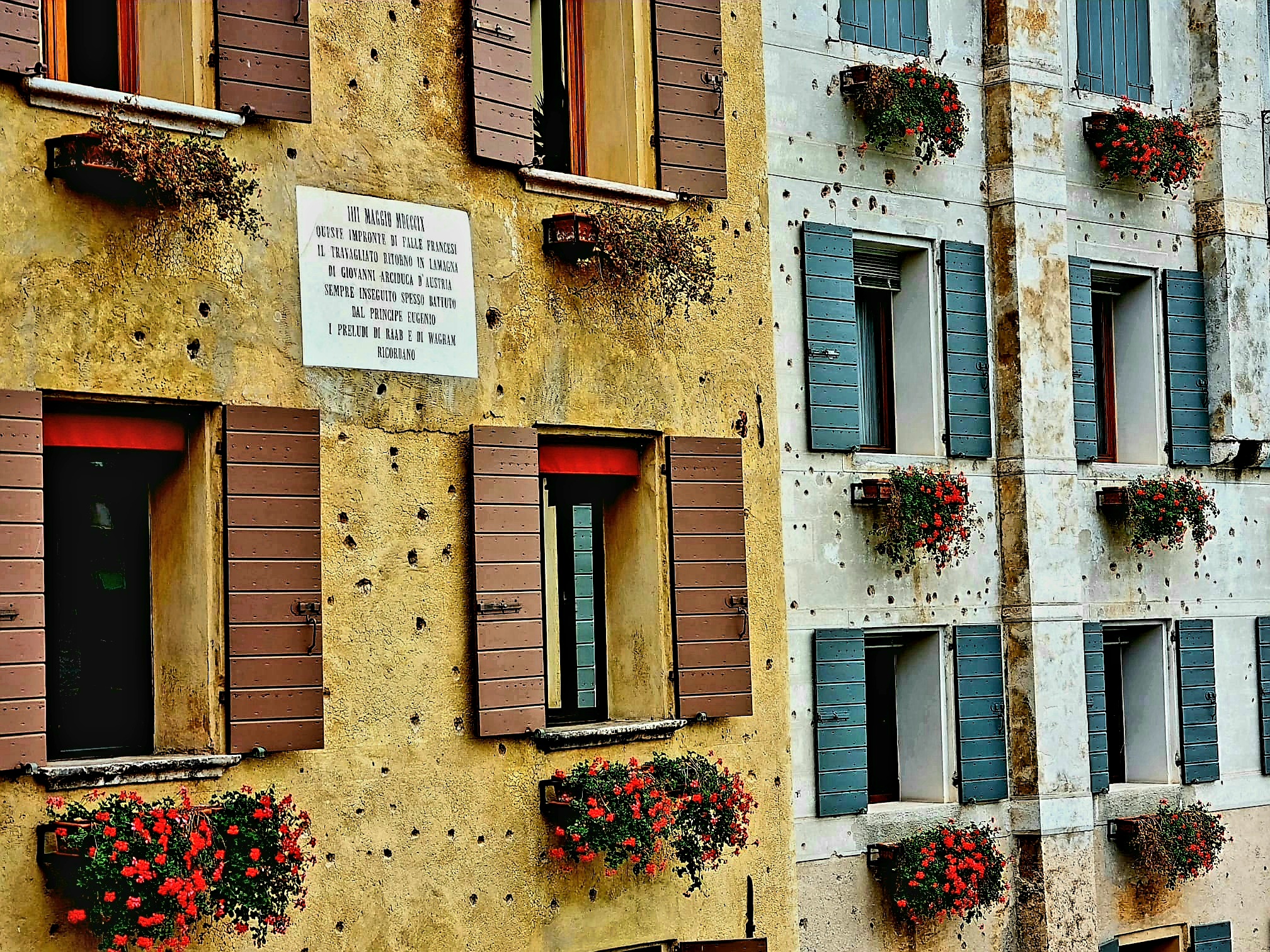 Segni di palle di cannone Napoleoniche