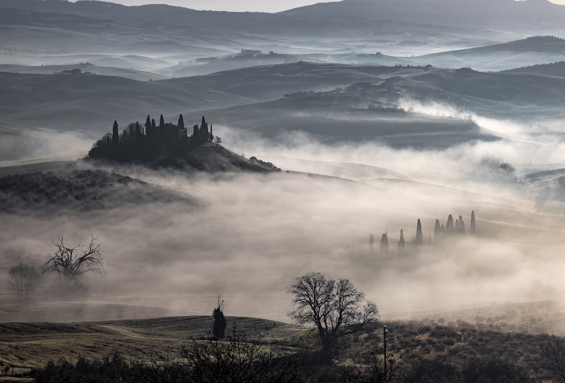 Sunrise in Tuscany