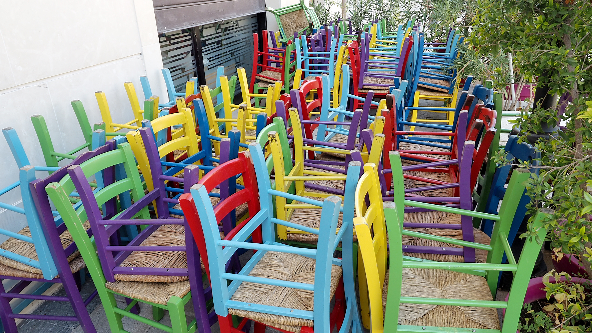Colorful chairs