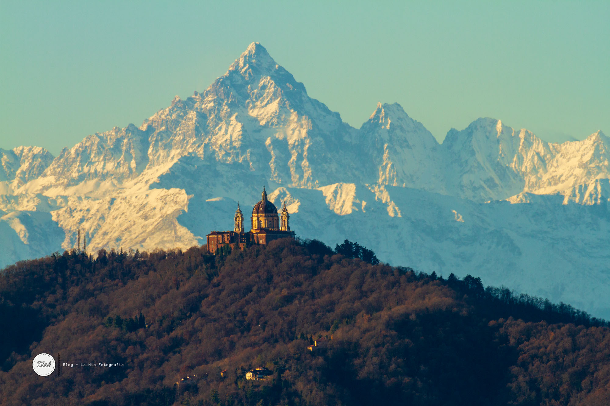 Alignments Basilica of Superga - Monviso