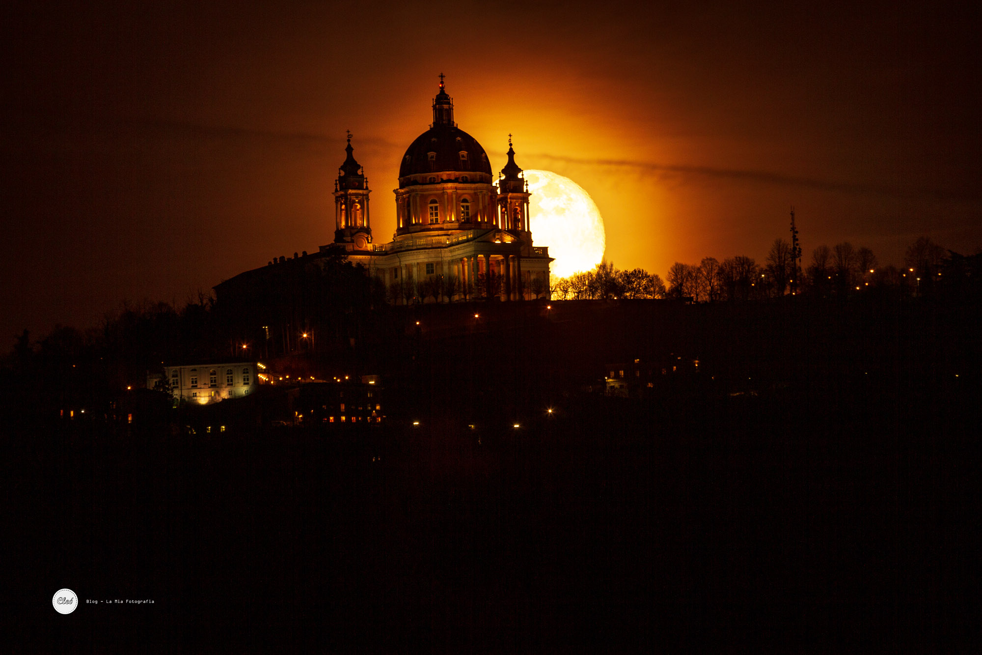 Alignments Basilica of Superga - Moon