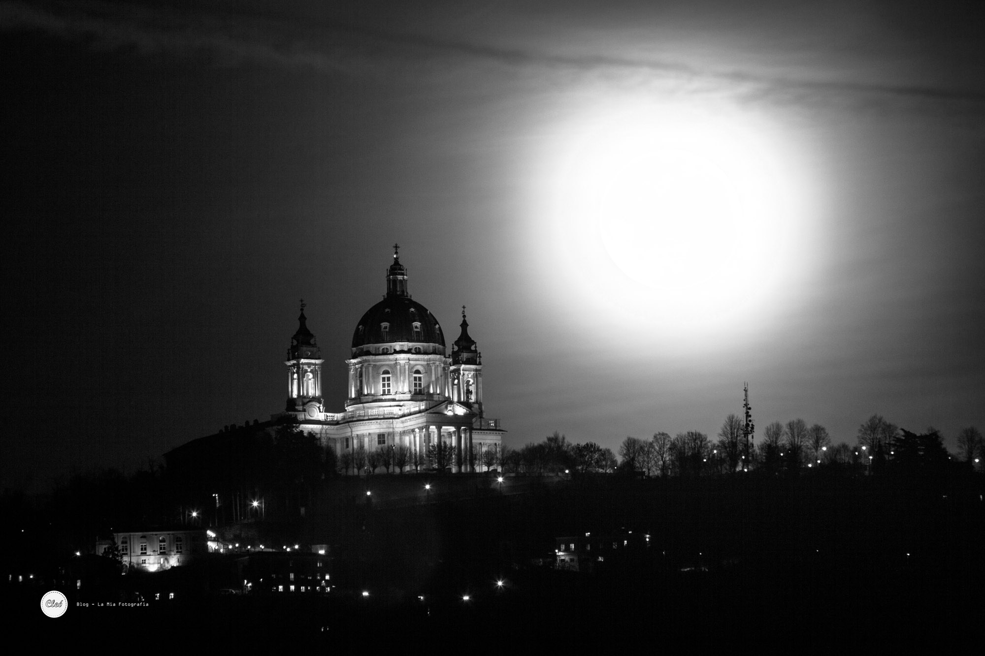 Alignments Basilica of Superga - Moon