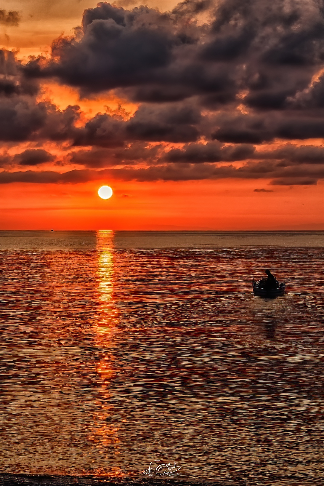 Sunrise to the Eolie Island